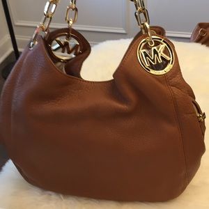 NWT Michael Kors Leather Shoulder Tote